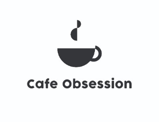 Projekt logo dla firmy Cafe Obsession | Projektowanie logo